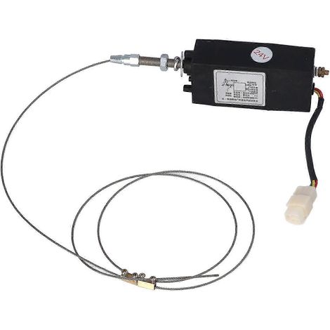 Stromaggregat, Dieselmotor-Absperrventil, elektrischer Drosselklappenschalter, Drehzahlregler, 24-V-Gleichstromregler (1/5)