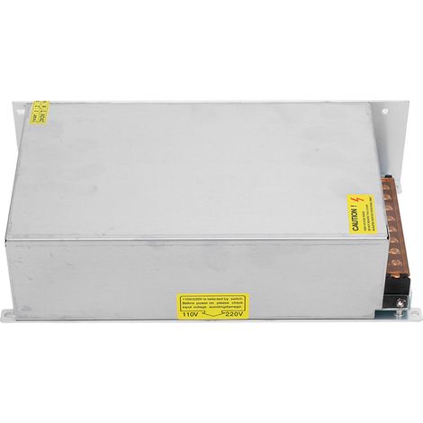 Adaptateur de pilote d'alimentation de commutateur en alliage d'aluminium DC24V bande d'écran LED imprimante 3D(S-1000-24(24v 41.6a 1000W)AC170-250V)