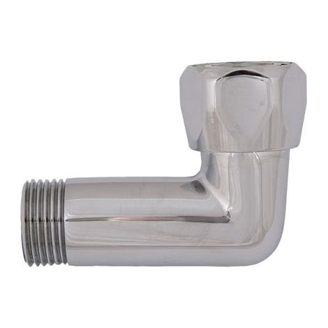 JS ANSCHLUSSBOGEN DN15,1/2"AG x 3/4"IG,VERCHROMT (1/2)