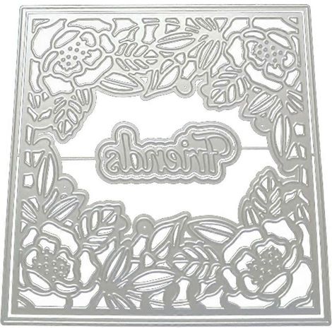 Stanzformen für Freunde aus Metall, Schablone zum Selbermachen von Scrapbooking-Alben, Papierkarten, Prägeformen, Basteldekorationen