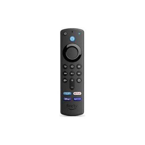 QORVA-Télécommande vocale Alexa (3e génération) pour Fire TV avec boutons de commande TV. Nécessite un appareil Fire TV compatible (modèle 2021).