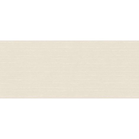 Carrelage effet Béton 3D Blanc Crème Draw 120x50x0,85 cm Mat Talvoro - Mur intérieur (vendu par carton de 1,8 m²) - RO'MA CARRELAGE