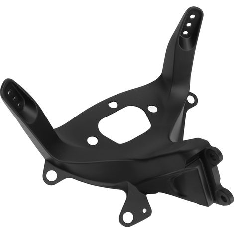 Support supérieur avant en alliage d'aluminium pour phare moto, fixation de guidon YZF R6 2003-2009, noir, kit de montage robuste (1/5)