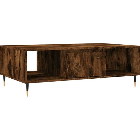 Maison Exclusive - Mesa de centro madera de ingeniería roble ahum (1/5)