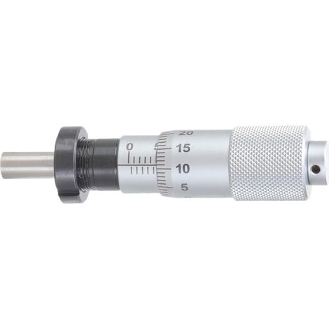 Micrometro a dito piatto ad alta precisione da 0 a 13 mm, strumento di misura di precisione da 0 a 1 mm per ingegneria meccanica, testa micrometrica con scala trasparente per presa con dito, testa pia