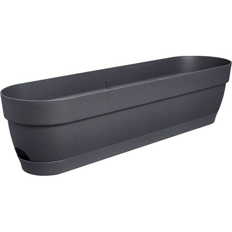 elho® Vibia campana Balkonkasten Anthrazit 70 cm - Kunststoff (1/5)