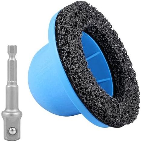 Meuleuse de moyeu de roue Ø intérieur 90 mm Ø extérieur 150 mm, meuleuse à tête sphérique pour attelage de remorque, avec entraînement 1/2" (1/5)