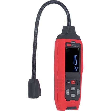 Tragbarer Gaslecktester mit Beleuchtung, Licht- und Tonalarm, HD-Farbbildschirm und Beleuchtung (1/5)