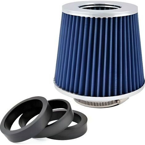 Filtre A Air Kit D Admission Direct Dynamique Cornet Sport Blu Universel Pour Auto Voiture Audi Mercedes BMW (1/4)