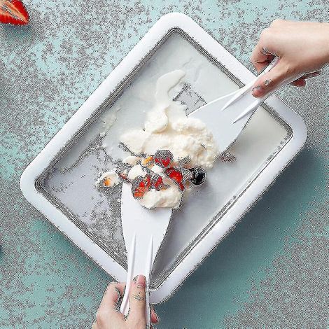 Sofort-Eiscrememaschine, Joghurt-Sorbetform mit 2 Spateln (1/5)