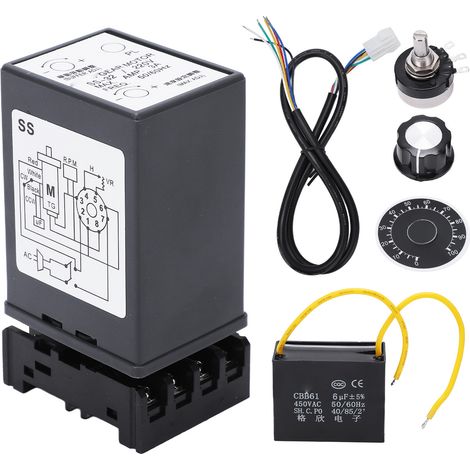 Variateur de vitesse moteur AC 220V monophasé mini séparé, régulateur de moteur stable BERM (1/5)
