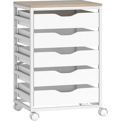 Caisson mobile de bureau MAGUY blanc (1/5)