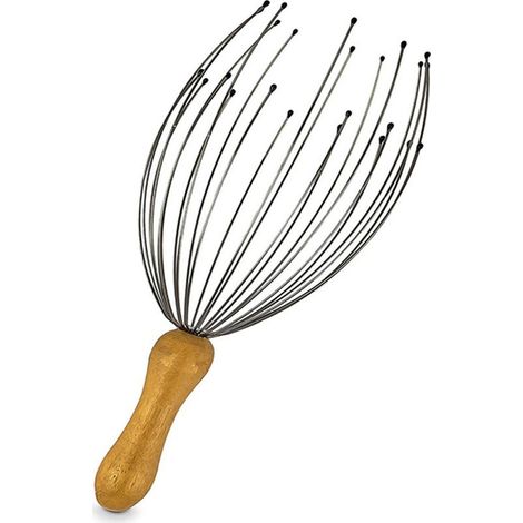 Appareil de massage de la tête - Manche en bois - 24 têtes (1/5)