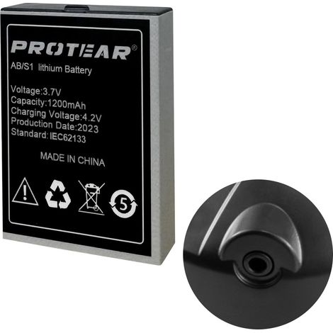 Batterie Lithium Rechargeable - Version Noire (1/3)