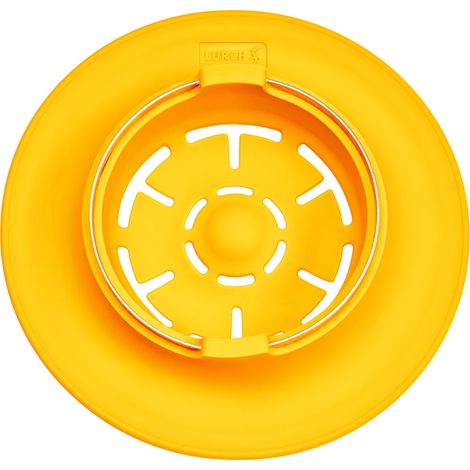 Separador de huevos, silicona/acero inoxidable, diámetro 14,5 cm, amarillo / Lurch (1/5)