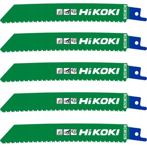 Lama per sega a sciabola Hikoki RCM32B curva 150 10 14TPI 150mm 5 pezzi.