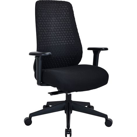 Siège de bureau de qualité professionnelle Verviq Noir hjh OFFICE (1/5)