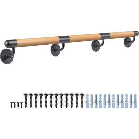 Handrail Staircase Handrail Stairs Wooden Handle Safety (1/5)