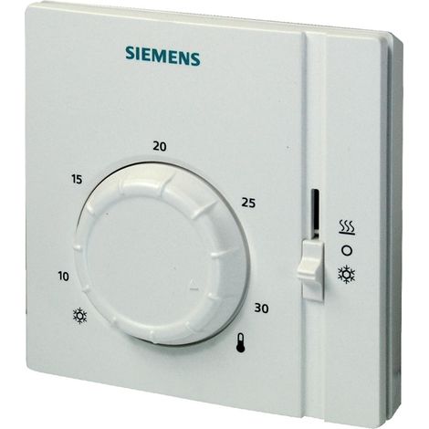 Thermostat ambiance Consigne avec Chaud/Froid/Arrêt SIEMENS RAA41