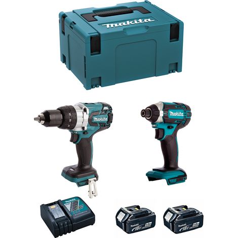 MAKITA Kit MK226RTJ (DHP481 + DTD152 + 2 x 5,0 Ah + DC18RC + MAKPAC 3) (1/5)
