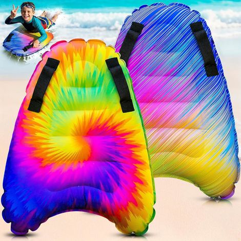 Bodyboard Gonflable pour Enfants et Adultes, Planche de Surf de Plage avec Poignées, Planche de Natation Portable, Aide à la Natation pour Piscine, Natation, Été et Sports Nautiques. (1/5)