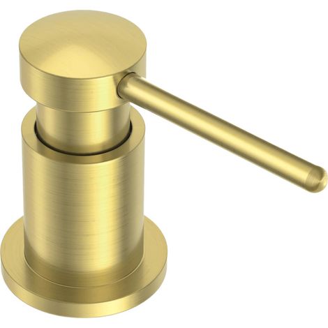 BEBUSINGOTO Seifenspender – Einbau-Seifenspender für die Küchenspüle – Gold