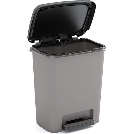 Pattumiera compatta pedale anello fermosacco 38x28x43 35 lt 8093100084701 keter (1/4)
