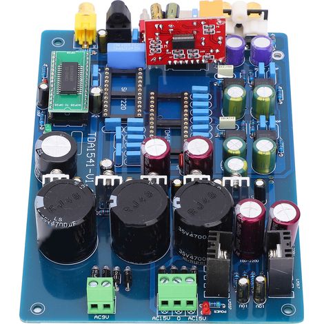 Carte de décodage coaxiale, composants électroniques d'amplificateur audio à fibre optique CYJ-TDA1541 (1/5)