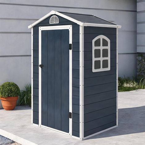 Abri de jardin en plastique Aluminium 134 x 104 x 204 cm (1/5)