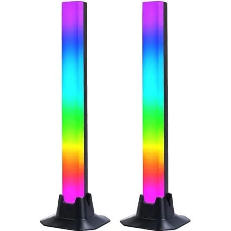 Smart LED RGB Lampe Gaming avec Effets Déclairage Multiples et Musique, Lumière Dambiance pour Jeu, TV, PC, Fête, Décoration, (1/5)
