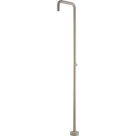 Columna de Ducha Exterior para Jardín y Piscina, Monofluido, Agua Fría, Control con Giro 90° (Moka) (1/5)