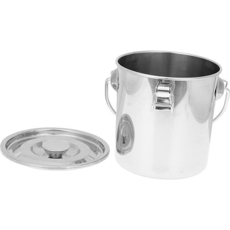 Seau Hermétique en Acier Inoxydable Petit Récipient de Stockage Portable pour Usage Extérieur (1/5)