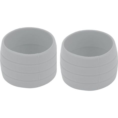 Sangle élastique en silicone pour vélo, anneau de fixation anti-dérapant, boucles de sangle pour guidon de route, ruban adhésif (Gris) (1/5)