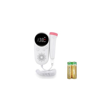 Moniteur cardiaque prénatal Doppler fœtal à usage domestique pour bébé, écran LCD, mesure de la voix fœtale, produit de soins quotidiens pour femmes enceintes