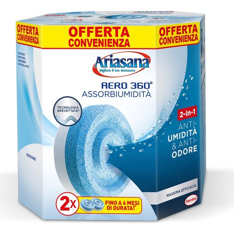 ARIASANA RICARICHE AERO ASSORBIUMIDITÀ 2 X 450 GR INODORE (1/7)