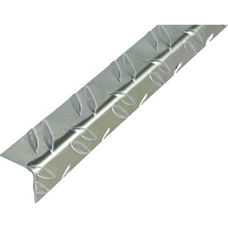Alberts 468866 Profilo angolare  tipo “mandorlato”  alluminio, nudo  1000 x 35,5 x 35,5 mm (1/3)