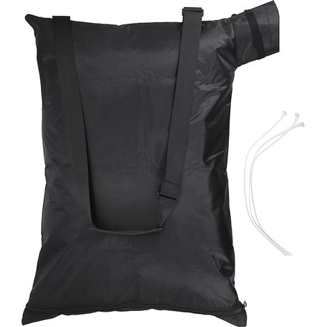 Sac universel pour aspirateur/souffleur à feuilles - 420D Oxford, sac de collecte de feuilles de jardin de grande capacité 90L adapté à la plupart des aspirateurs à feuilles, sac à fermeture (1/5)