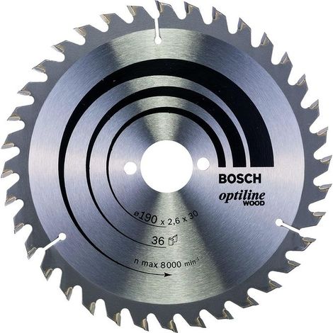 Bosch Optiline Wood Lama per sega circolare 190 mm 36 denti
