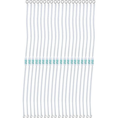 20 Stück 250V 10A HF-Keramiksicherung, Abschalttemperatur-Thermosicherung für Haushaltsgeräte (240 mm / 9,4 Zoll, 165 °C)