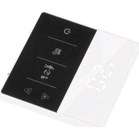 HY609WIFI-WE WLAN-Wandthermostat, Heizungstemperaturregler 110–250 V, Schwarz und Weiß (1/5)