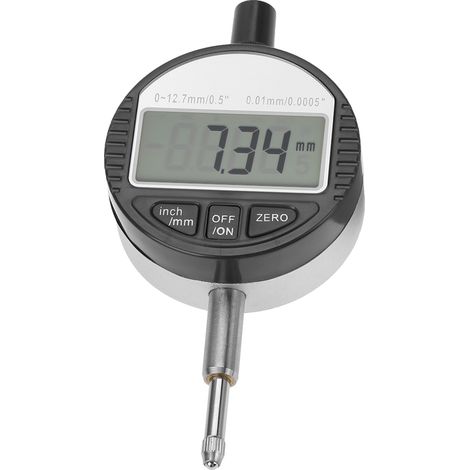 Indicateur de palpage numérique à grand écran pour mesures d'usinage, tête de palpage 0-12,7 mm (1/5)