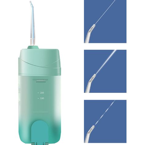 Nettoyeur Dentaire Portable 200ML 3 Modes IPX7 - Irrigateur Buccal Sans Fil Étanche pour Soins Dentaires (1/5)