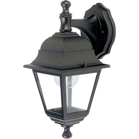 Farol Jardin Soporte Alto Negro. (1/4)
