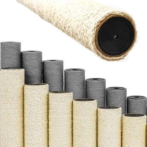 55 cm Ricambio Tiragraffi per Gatti - Colonna Ø 9,2 M8 - Sisal Palo Graffiatoio