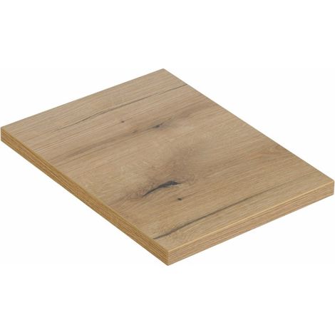 Plan vasche VANO – Farbe Eiche – L30 × B40 × H2 cm – Zum Auflegen