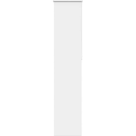 Verdunkelungsrollo Weiß 50x210cm Stoffbreite 45,7 cm Polyester