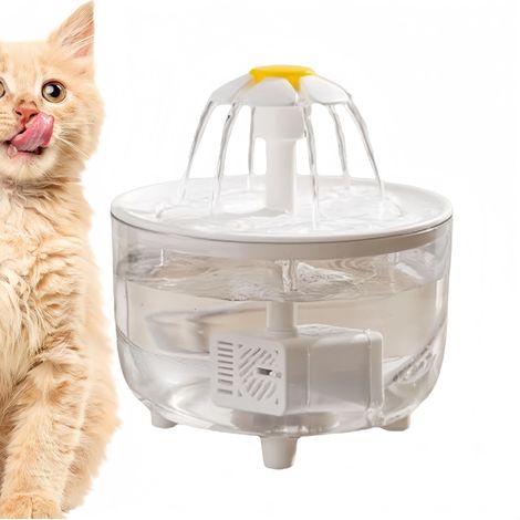 Fontaine à eau en forme de fleur pour chat (1/5)