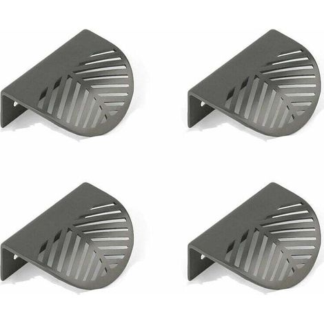[JAMAIS UTILISÉ]4pcs Forme des Feuilles Cabinet Pulls Laiton Noir Poignées De Meubles De Cuisine Porte De Cuivre Tirettes De Tiroir (1/4)