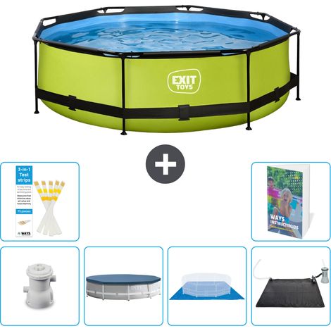 Exit Pool Rund - 300x76 cm - 7-teilig S214