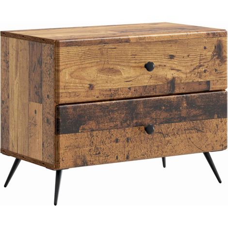 Nachttisch Altholz 62 x 34,5 x 47,5 cm Holzwerkstoff vidaXL